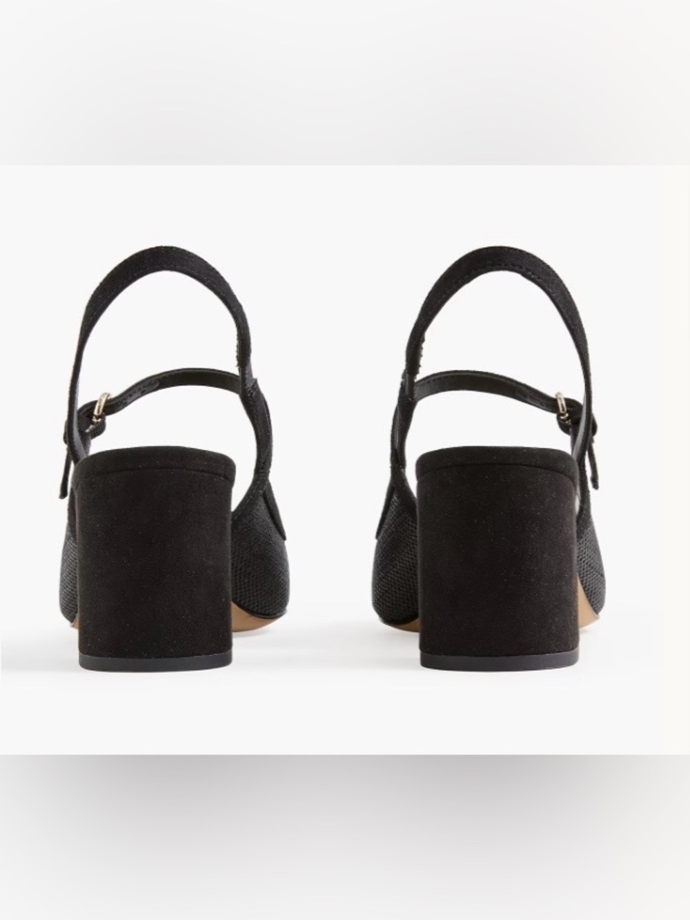 NEW J. Crew Woven Slingback Heels Black Raffia Multi 8 block heel CR274 $138 - Picture 4 of 10
